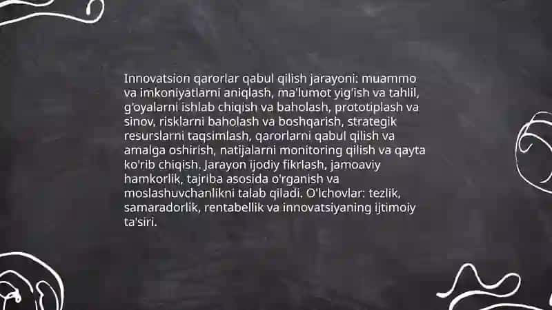 Innovatsion qarorlar va kreativ fikrlash 4