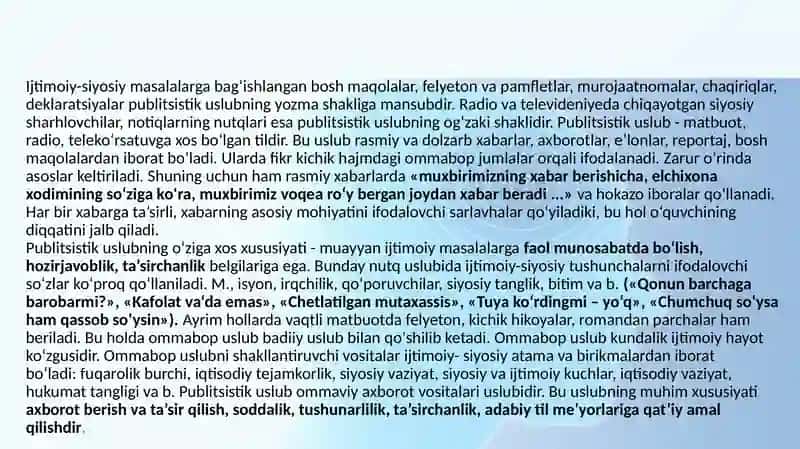 Publitsistik uslub 4