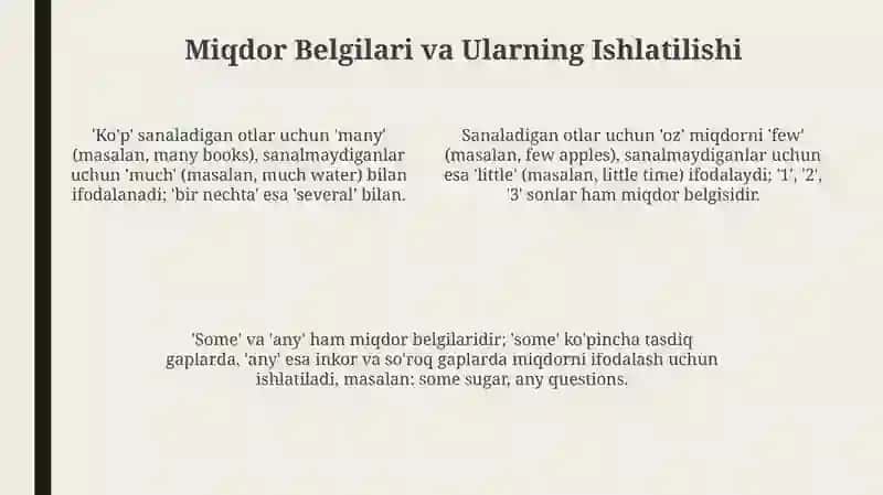 Sanaladigan va Sanalmaydigan Otlar: Asosiy Tushunchalar 4
