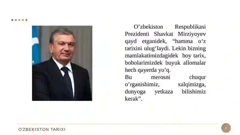 O‘zbekistonning eng yangi tarixi   fanining predmeti, uni o‘rganishning nazariy – uslubiy asoslari, manbalari va ahamiyati. 4