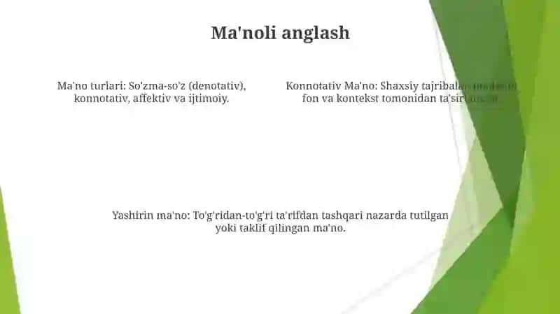 Olmoshning maʼno turlari 4