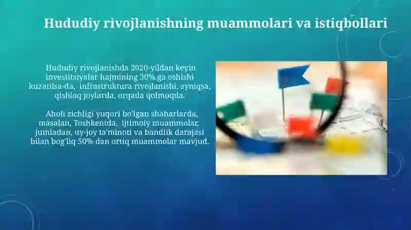 Zamonaviy Oʻzbekiston iqtisodiy va ijtimoiy geografiyaning rivojlanish xususiyatlar i 4