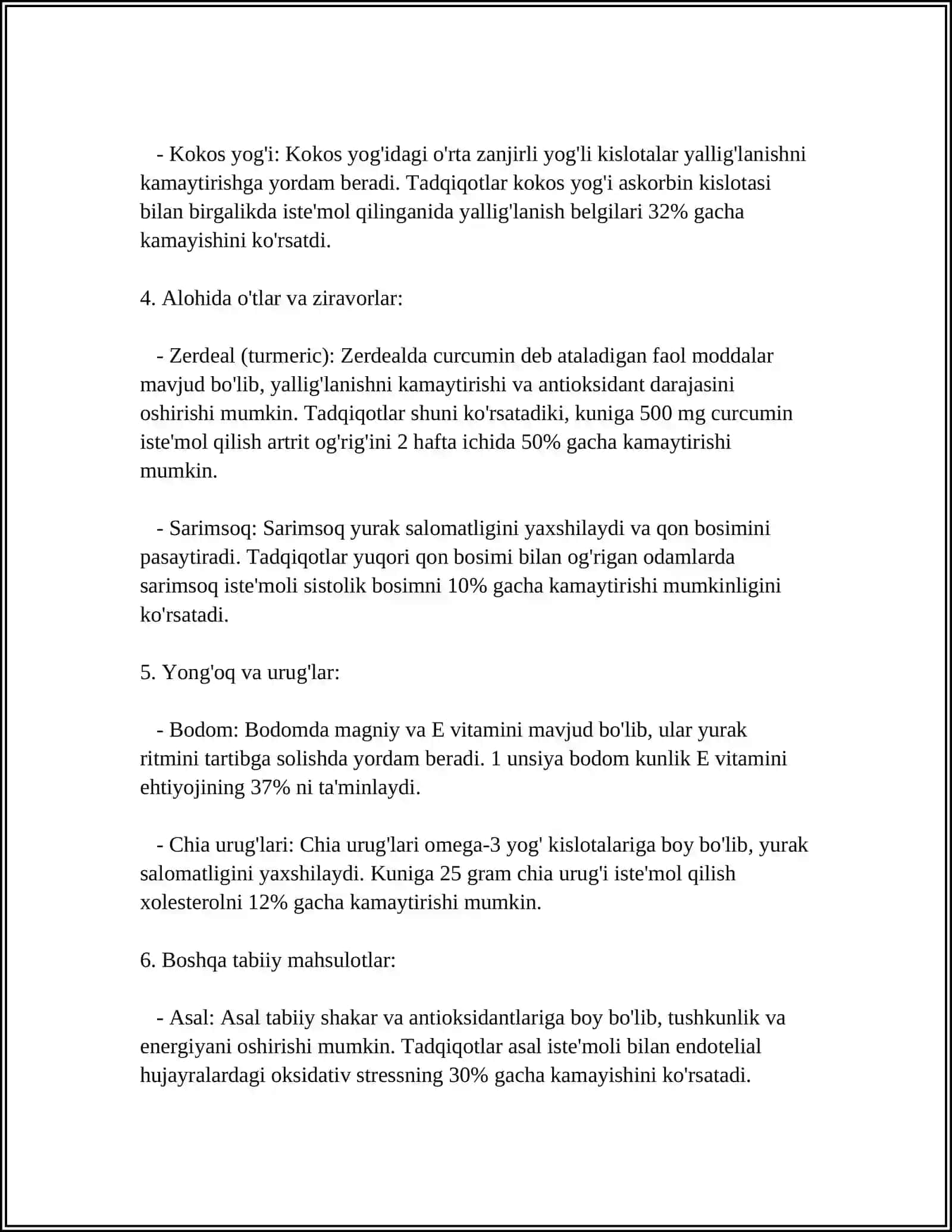 TABIIY VA SENTETIK VOSITALAR FOYDASI VA ZARARI 4