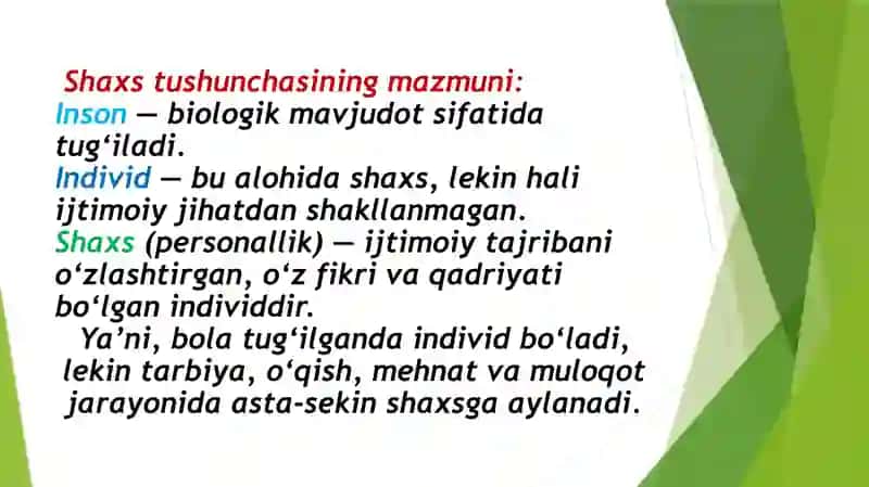 Turli xil psixologiya maktablarining shaxs nazariyalari. Shaxs ogʻishgan xulqini psixologik tasniflash 4