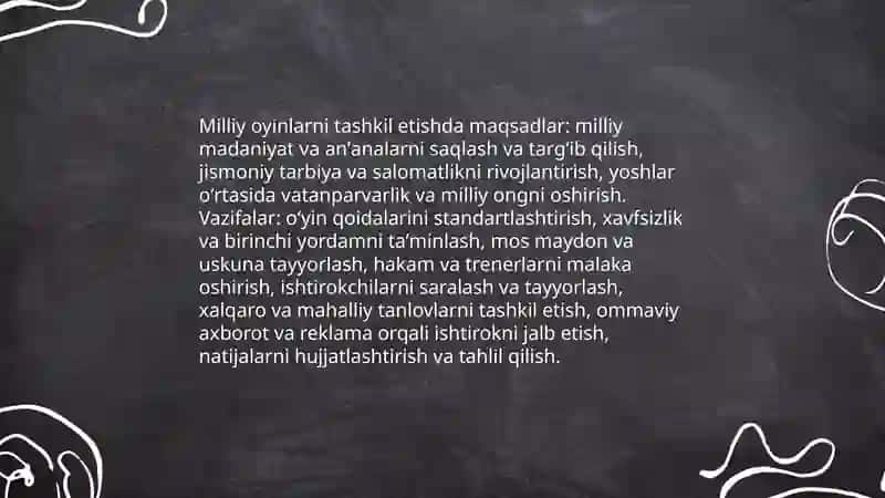 Milliy harakatli oyinlarni tashkil qilish va otkazish 4