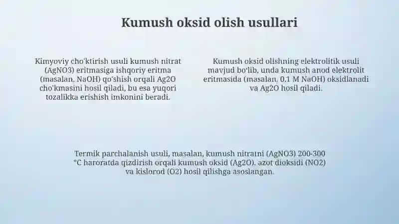 Kumush uchoksidi olish uchun kontakt apparat 4