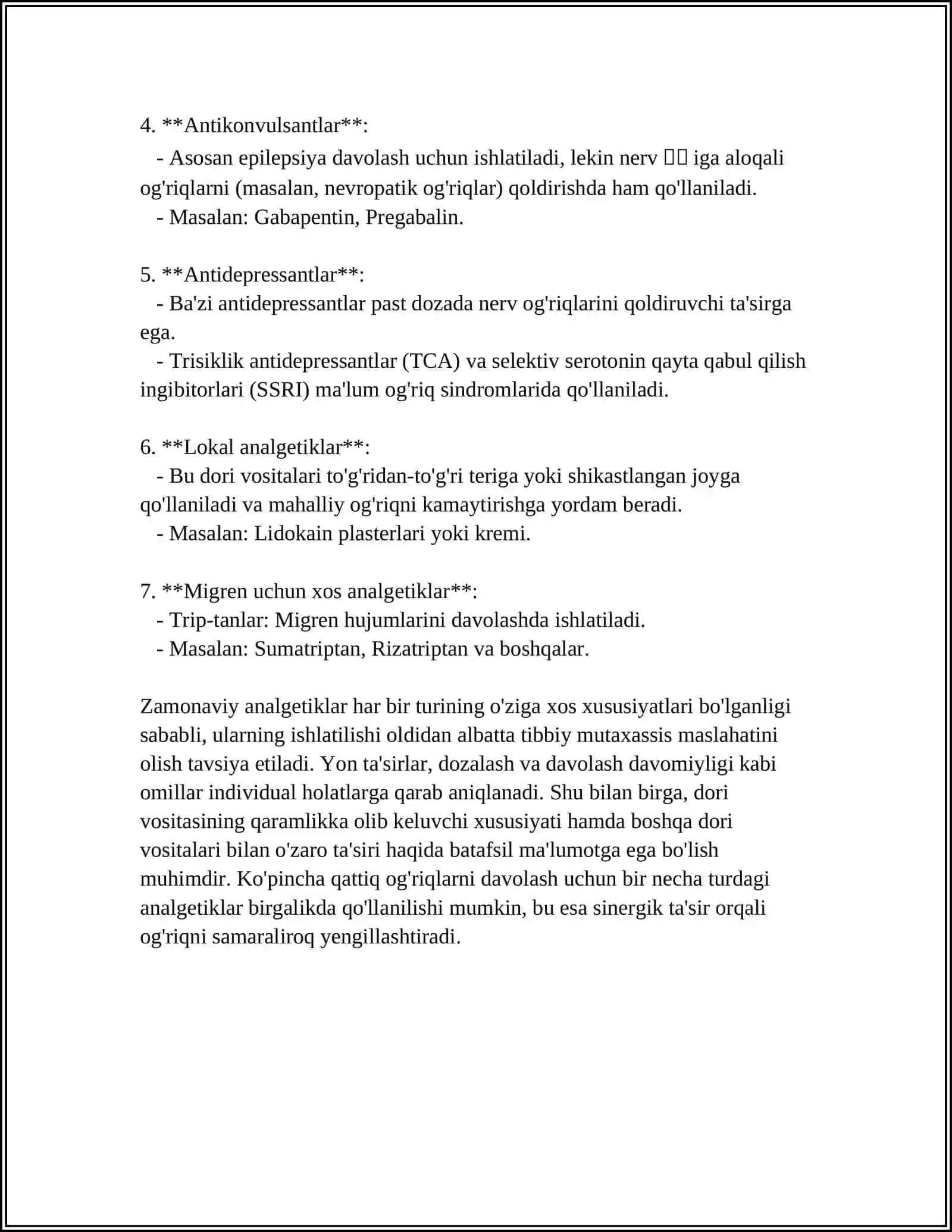 ZAMONAVIY ANESTETIK VOSITALAR 4