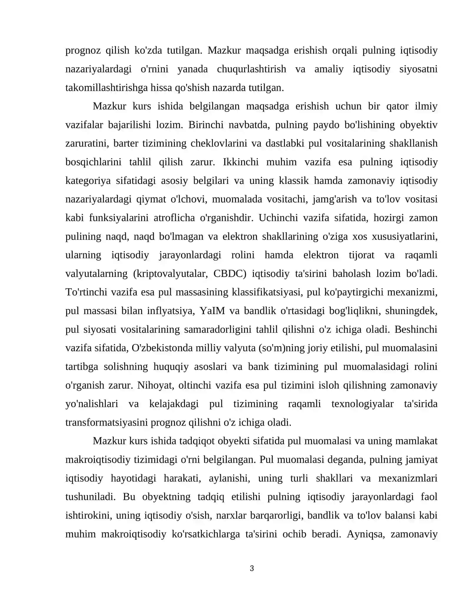 Pulning kelib chiqishi, mazmuni. Hozirgi zamon pulining tabiati va mazmuni. 4