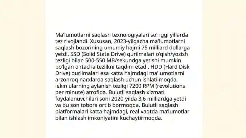 Katta ma'lumotlar infratuzilmasi 4