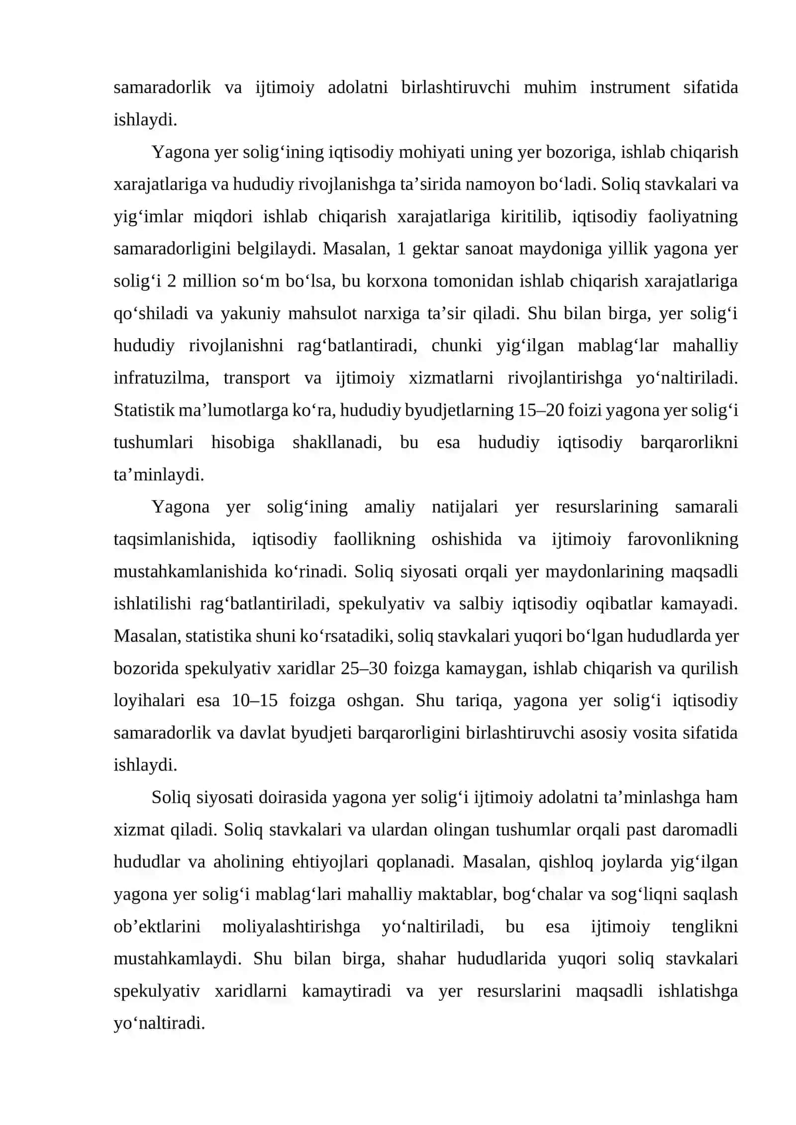 Yagona yer solig‘ini hisoblash va to‘lash tartiblarini takomillashtirish 4