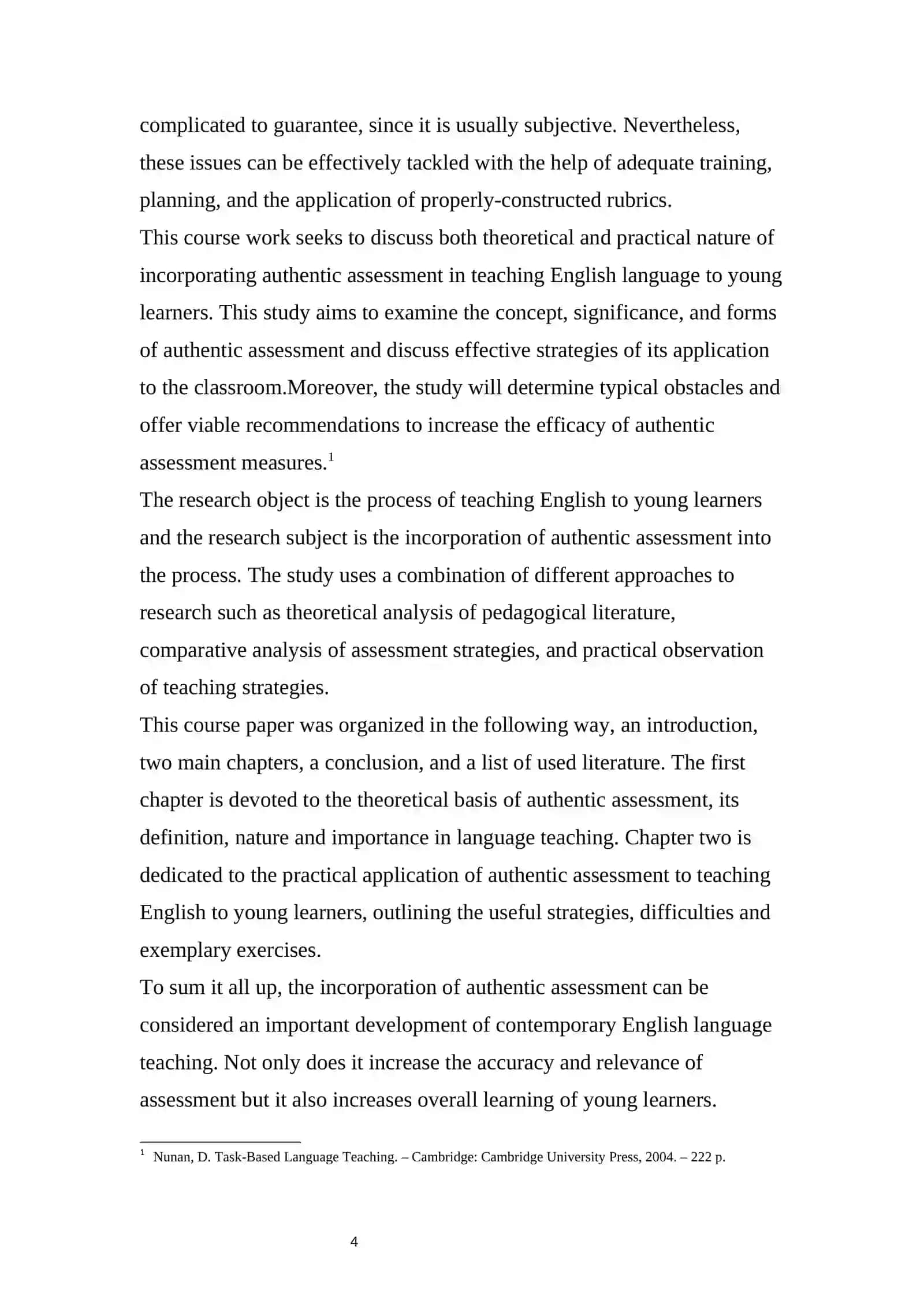 INTEGRATING AUTHENTIC ASSESSMENT IN ENGLISH LANGUAGE TEACHING FOR YOUNG LEARNERS 4