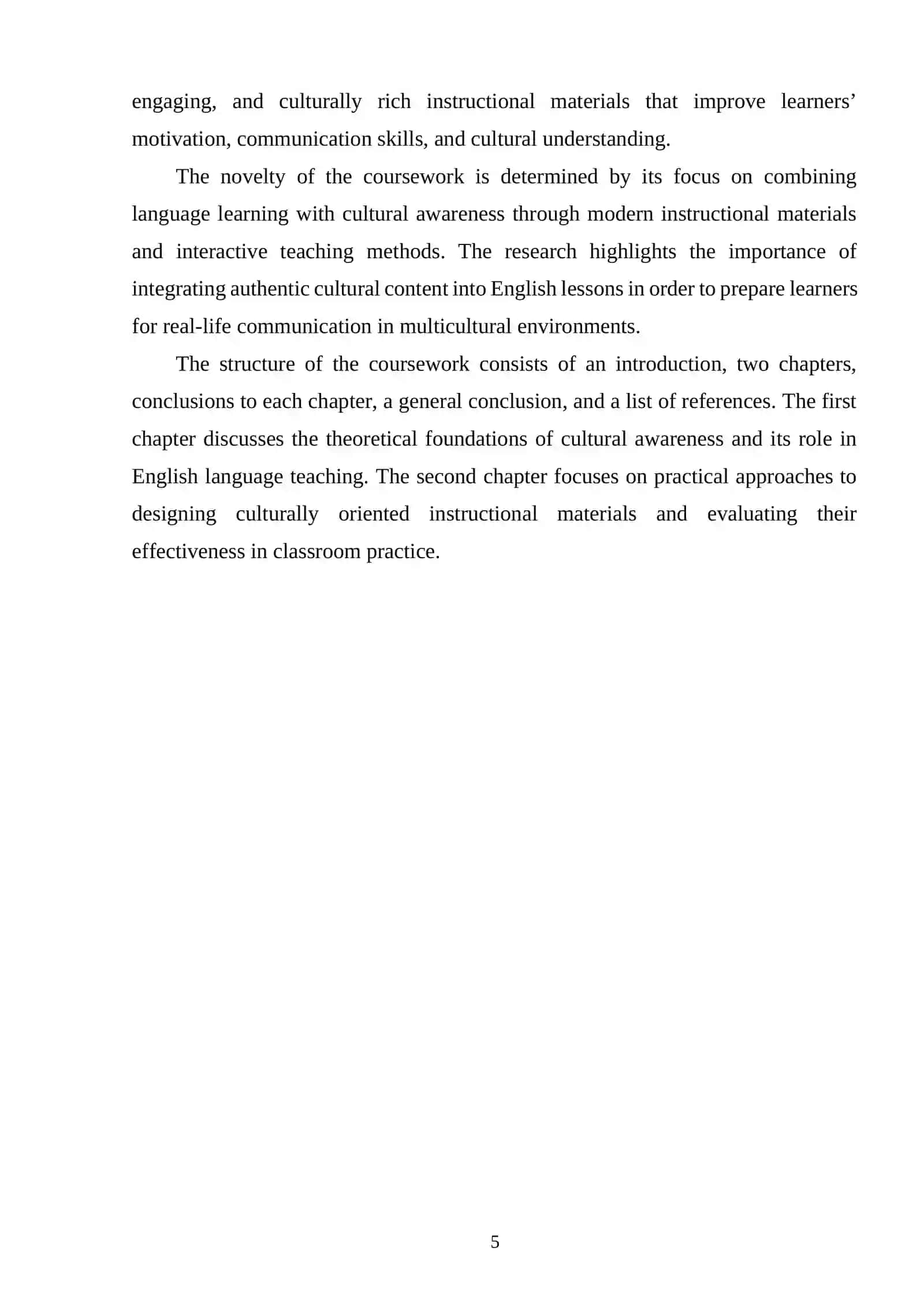 DESIGNING INSTRUCTIONAL MATERIALS THAT INCORPORATE CULTURAL AWARENESS INTO ENGLISH LANGUAGE TEACHING 4