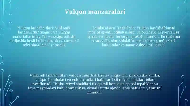 Landshaflarni Tasniflash 4