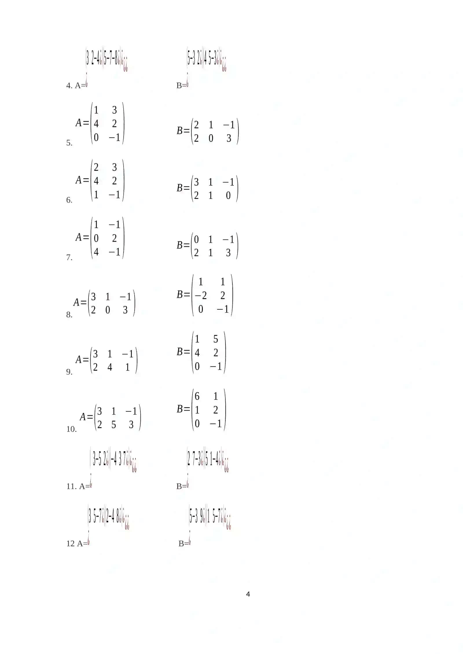 Matrisalar va determinantlarning tadbiqiy masalalarda qo’llanilishi 4