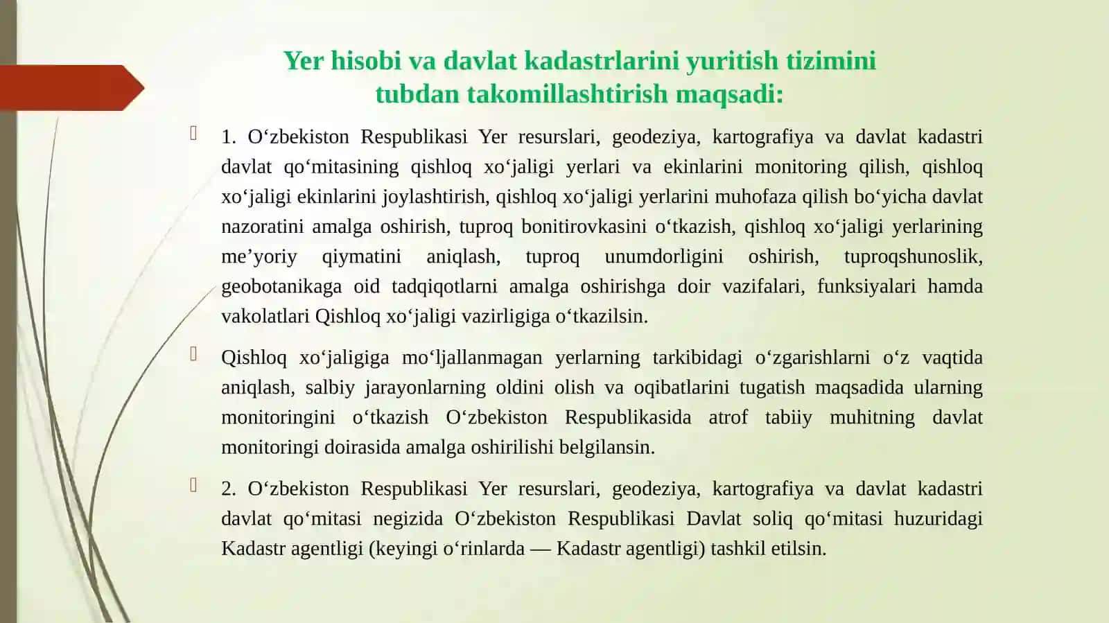 Ko’chmas mulkka doir normativ – huquqiy hujjatlar bilan tanishish 4