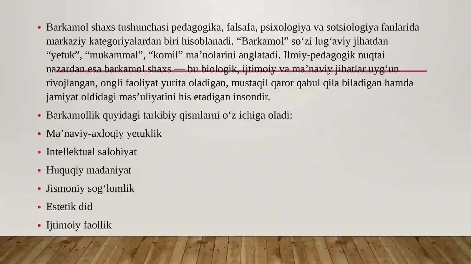 Hozirgi kunda barkamol shaxsiy tarbiyalash muammolari 4