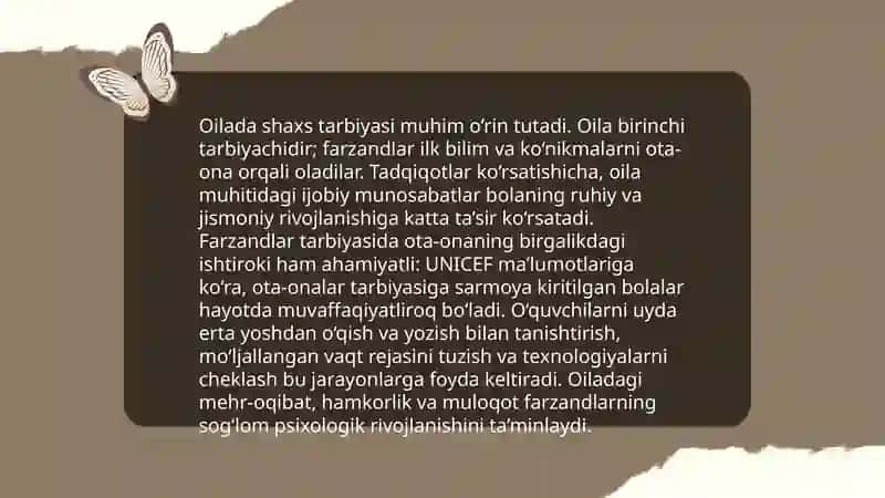 Shaxsning rivojlanish tarbiyasi va ijtimoilashuvi 4