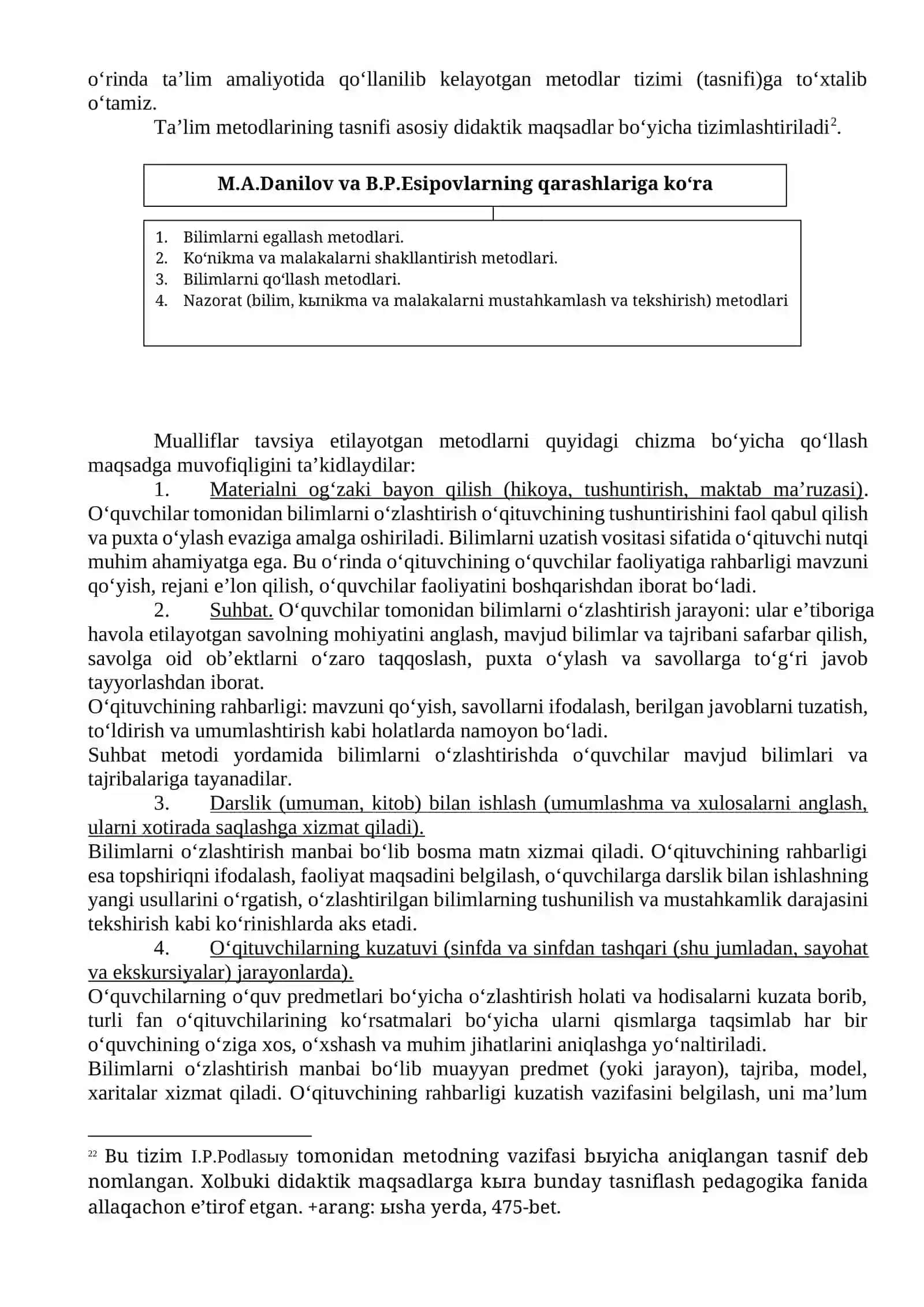Ta’lim metodlari va vositalari 4