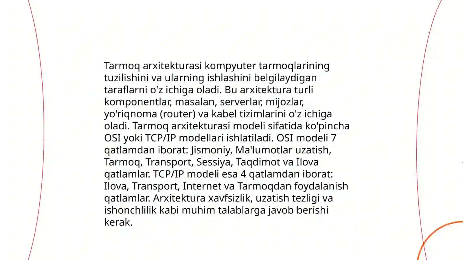 Kompyuter tarmoqlari uning asosiy tushunchalari va turlari 4