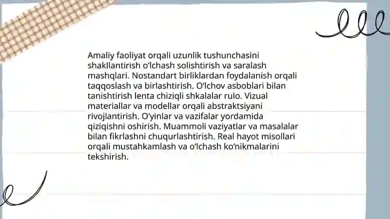 Miqdoriy tasavvurlar 4