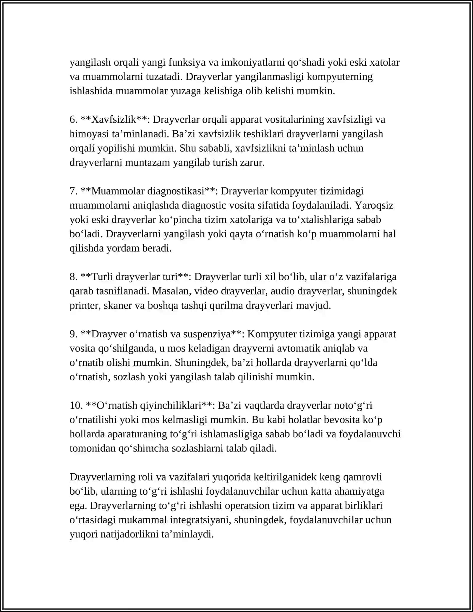 DRAYVERLARNI KOMPYUTERLARGA QANDAY ÖRNATILADI 4