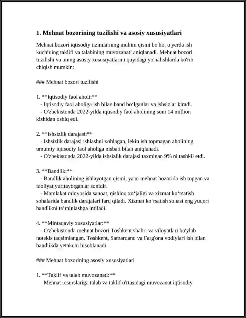 MEHNAT BOZORI ISH HAQI SHAKLLANISHI VA BANDLIK MUAMMOLARI 4