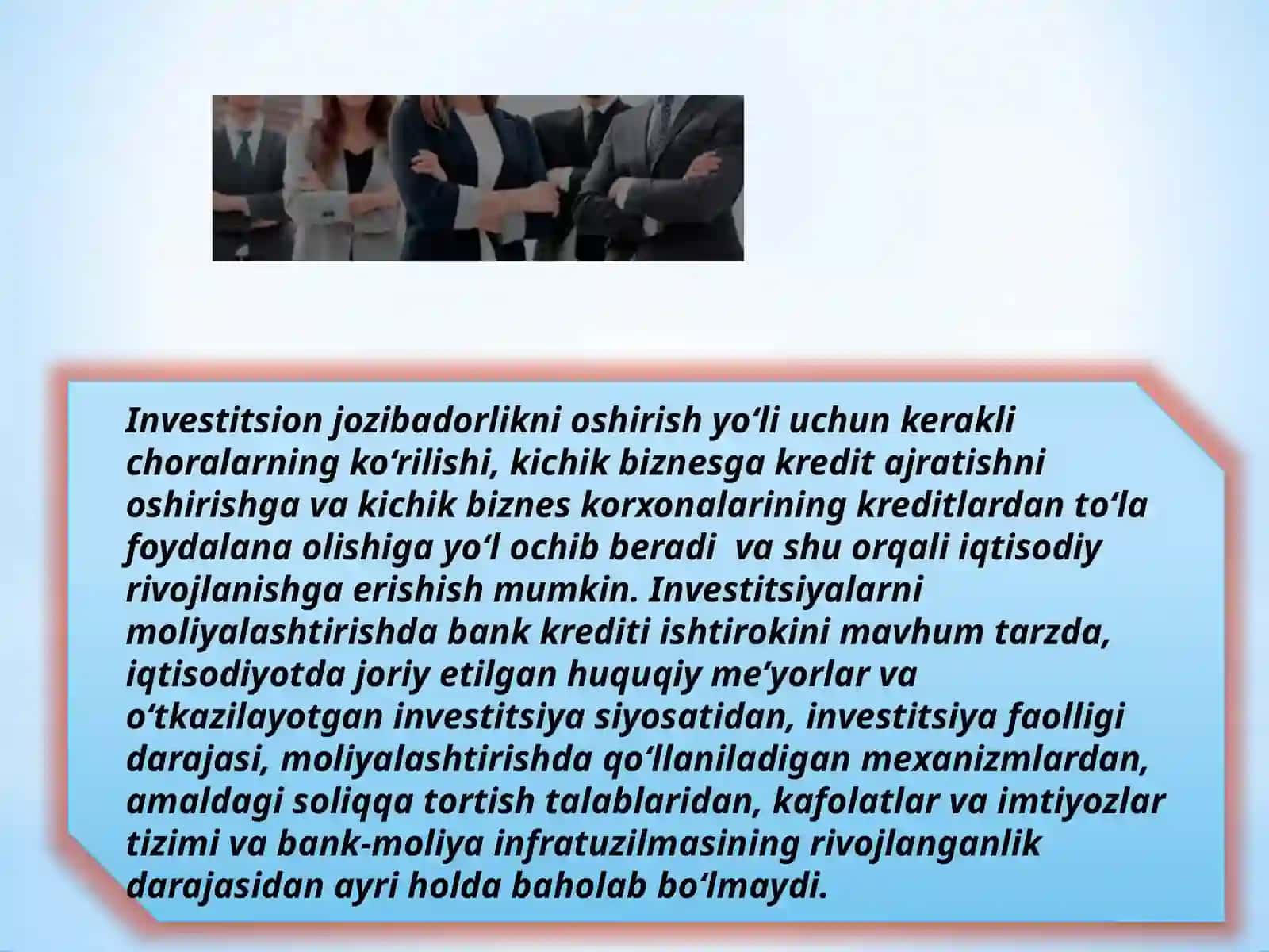 XO’JALIK SUB’YEKTLARINI ZAMONAVIY TEXNIKA VA JIHOZLAR BILAN TAMINLASH 4