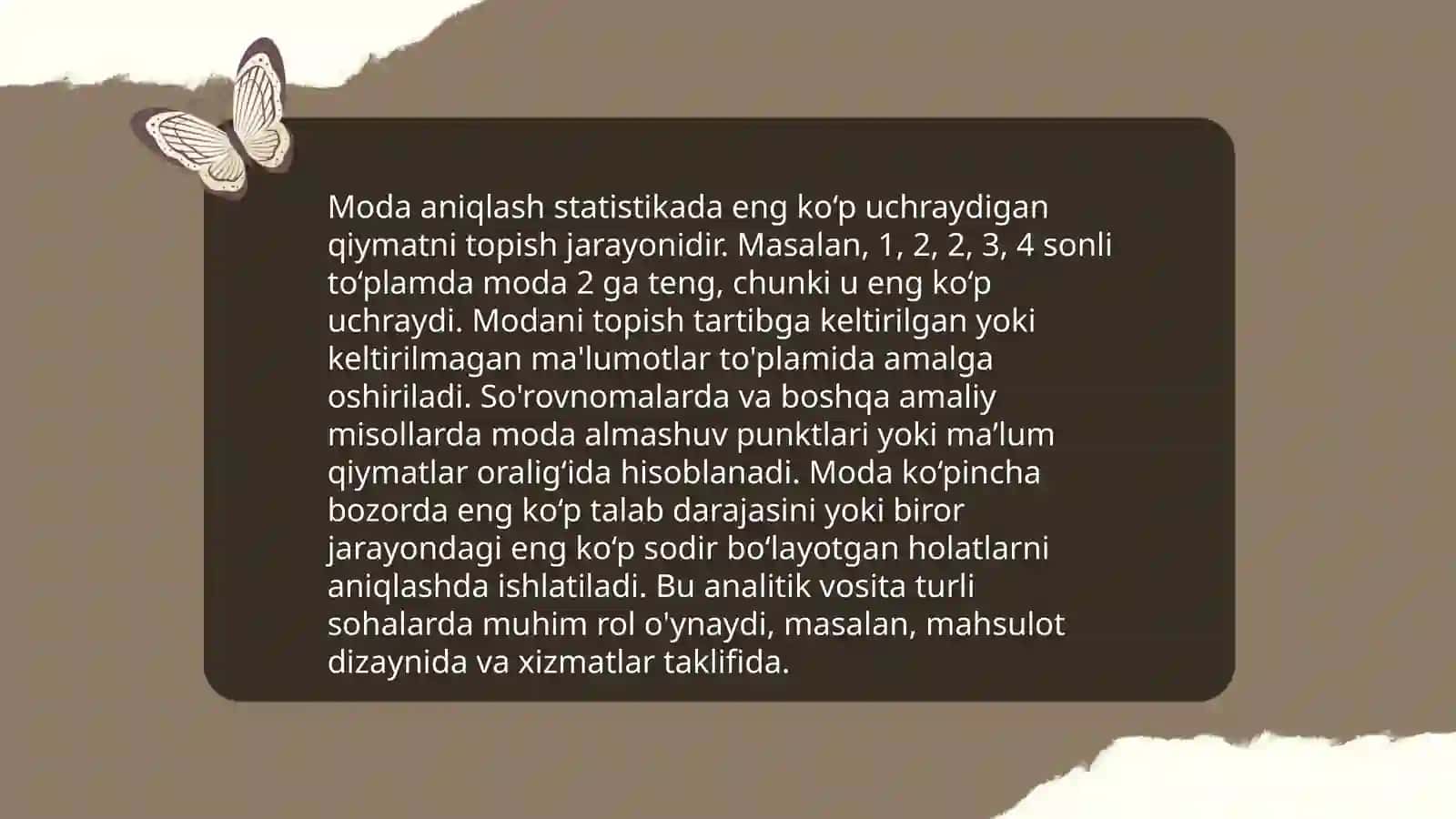 Ko'plik varyatsion qatorlar 4