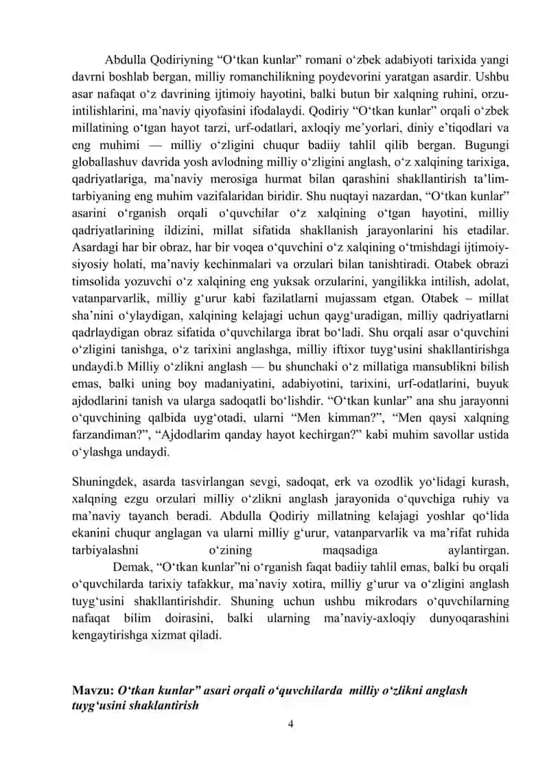 Uzluksiz kasbiy rivojlantirish kursi 4