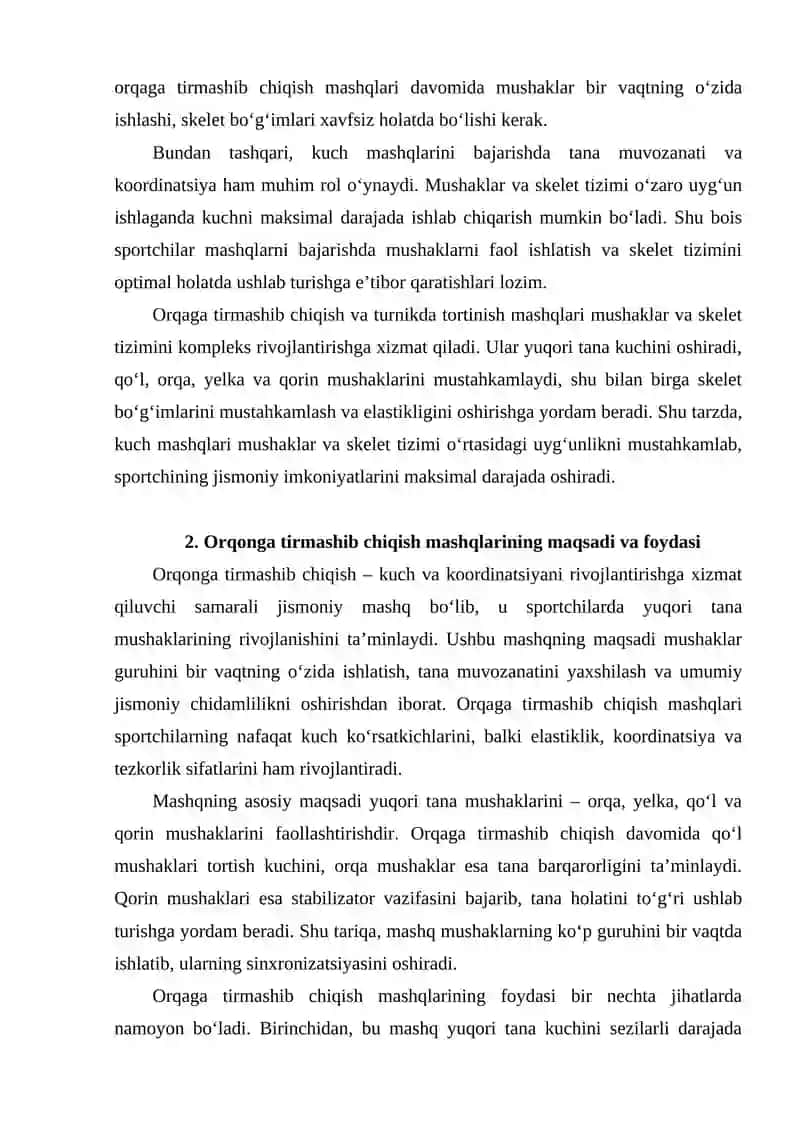 Kuch sifatlarini rivojlantirish 4