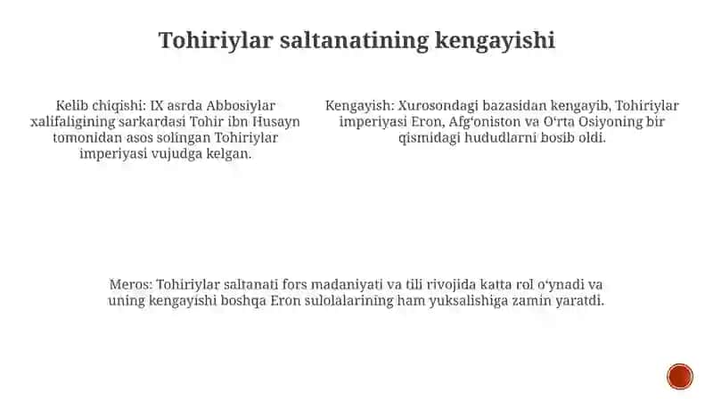 Tohiriylar Safforiylar Davlati 4