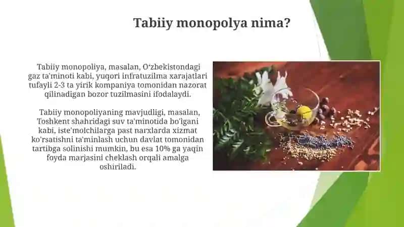 Monopoliyalarning turlari 4