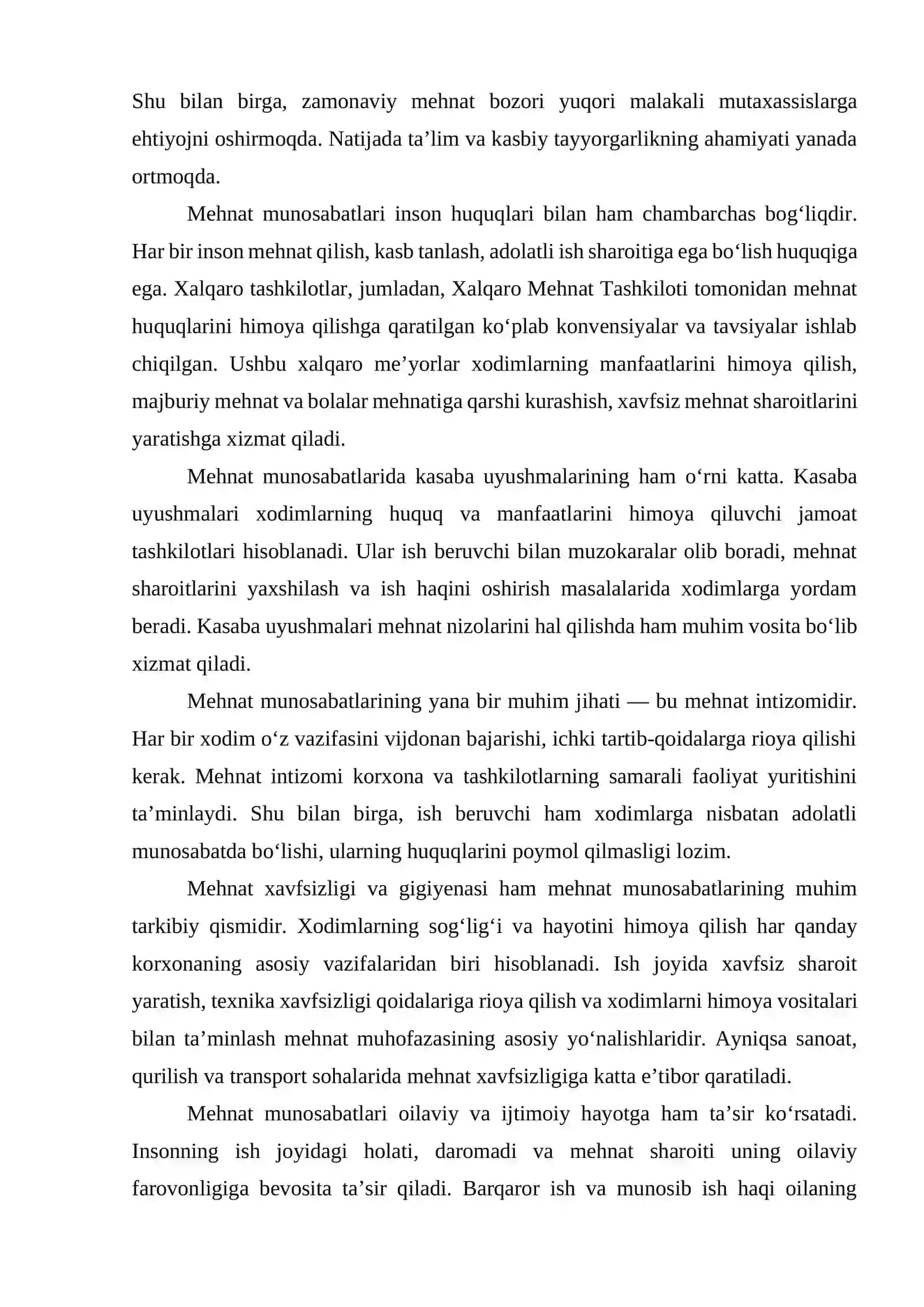 MEHNAT MUNOSABATLARINING IJTIMOIY TABIATI 4