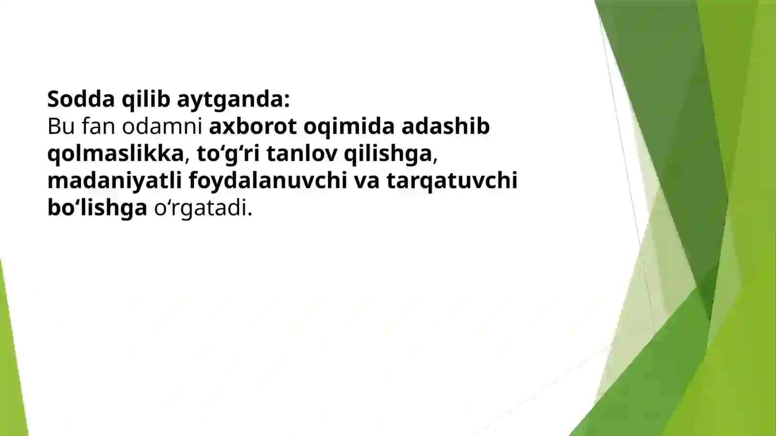 Mediasavodxonlik va axborot madaniyati fanining maqsadi va vazifalari 4