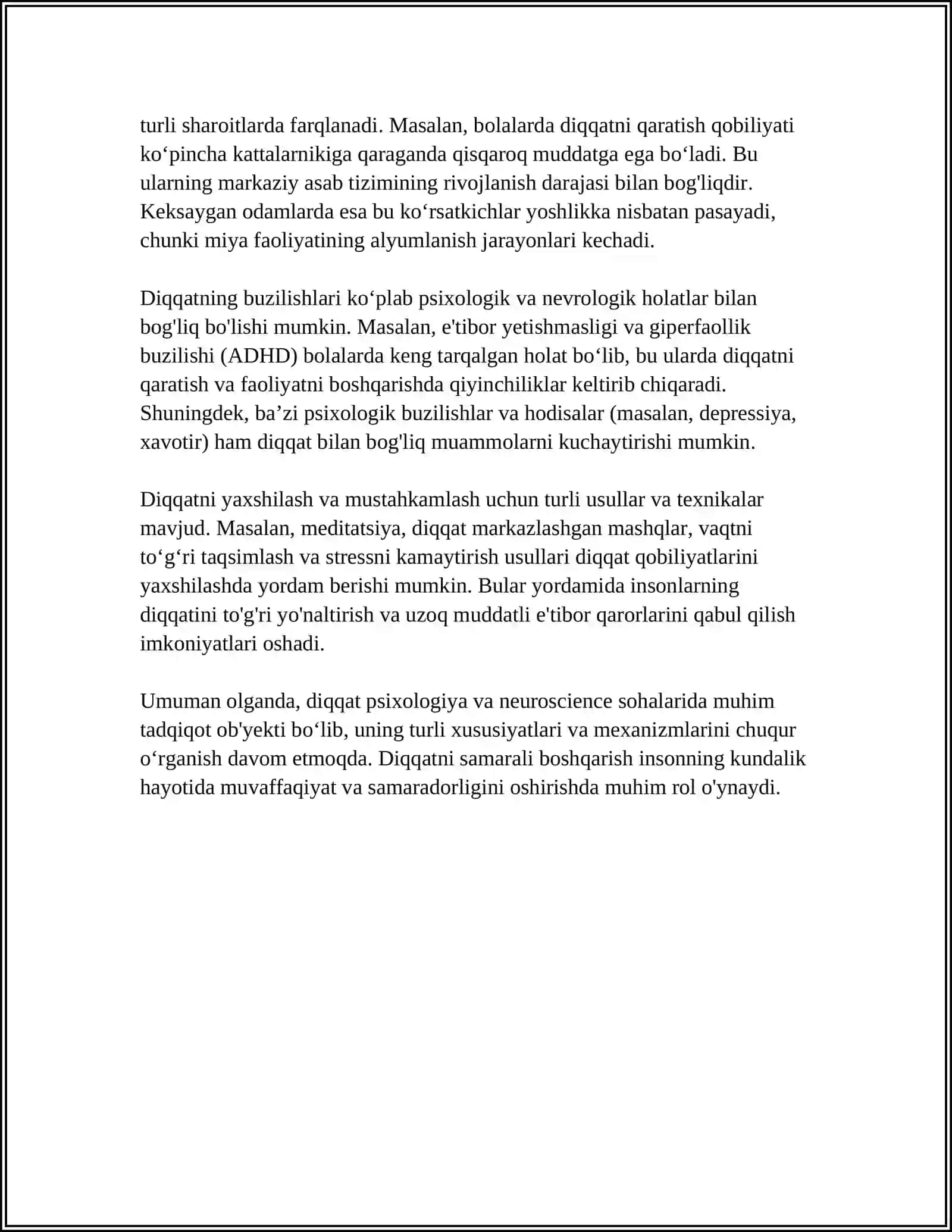 DIQQAT HAQIDA TUSHUNCHA VA UNING NERV FIZIOLOGIK ASOSLARI 4