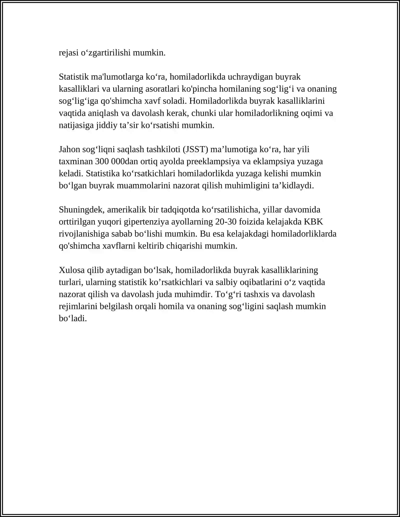 HOMILADORLIKDA BUYRAK KASALLIKLARI TASNIFI 4