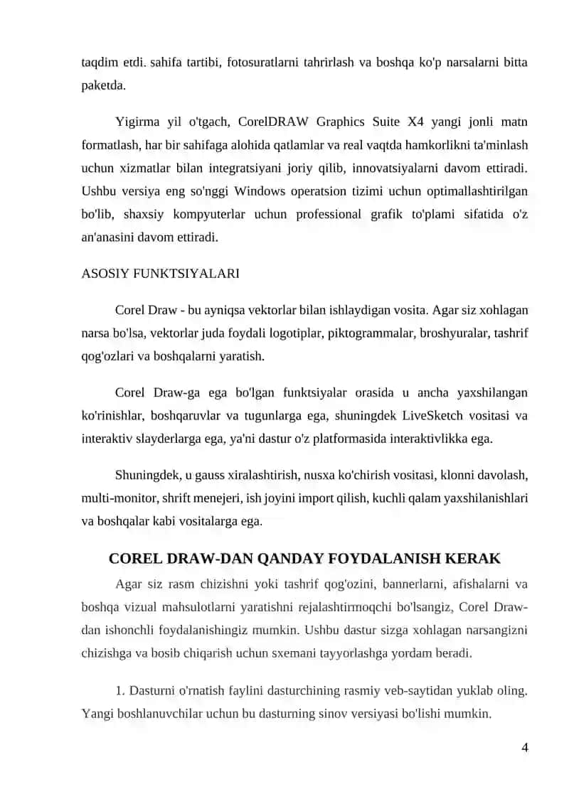 "Coreldraw dasturida qatlamlar bilan ishlash" 4