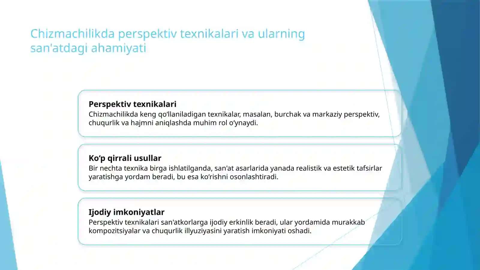 Perspektiv obrazni tashkillashtirilishi 4