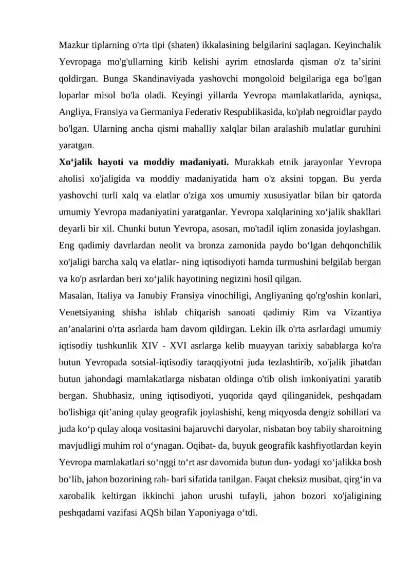 G’arbiy yevropa xalqlari 4