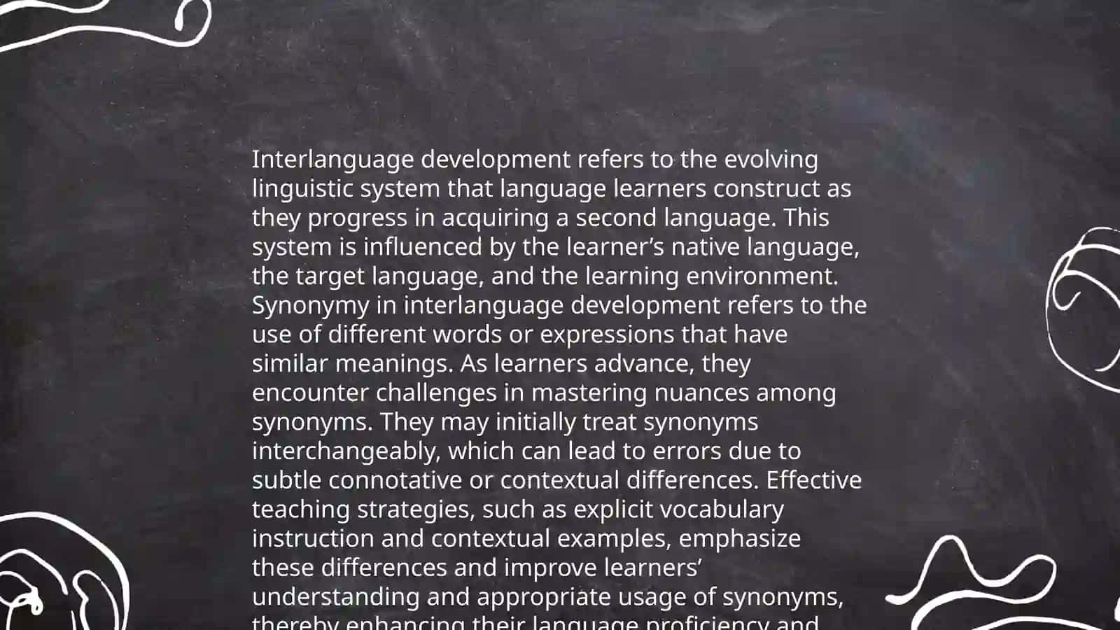 Inter level synonymy and interlanguage correspondence 4