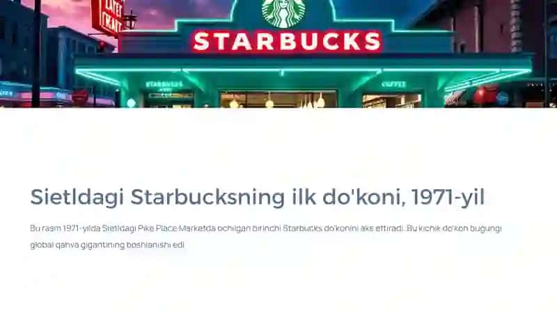 Starbucksning tashkil topishtarixi 4