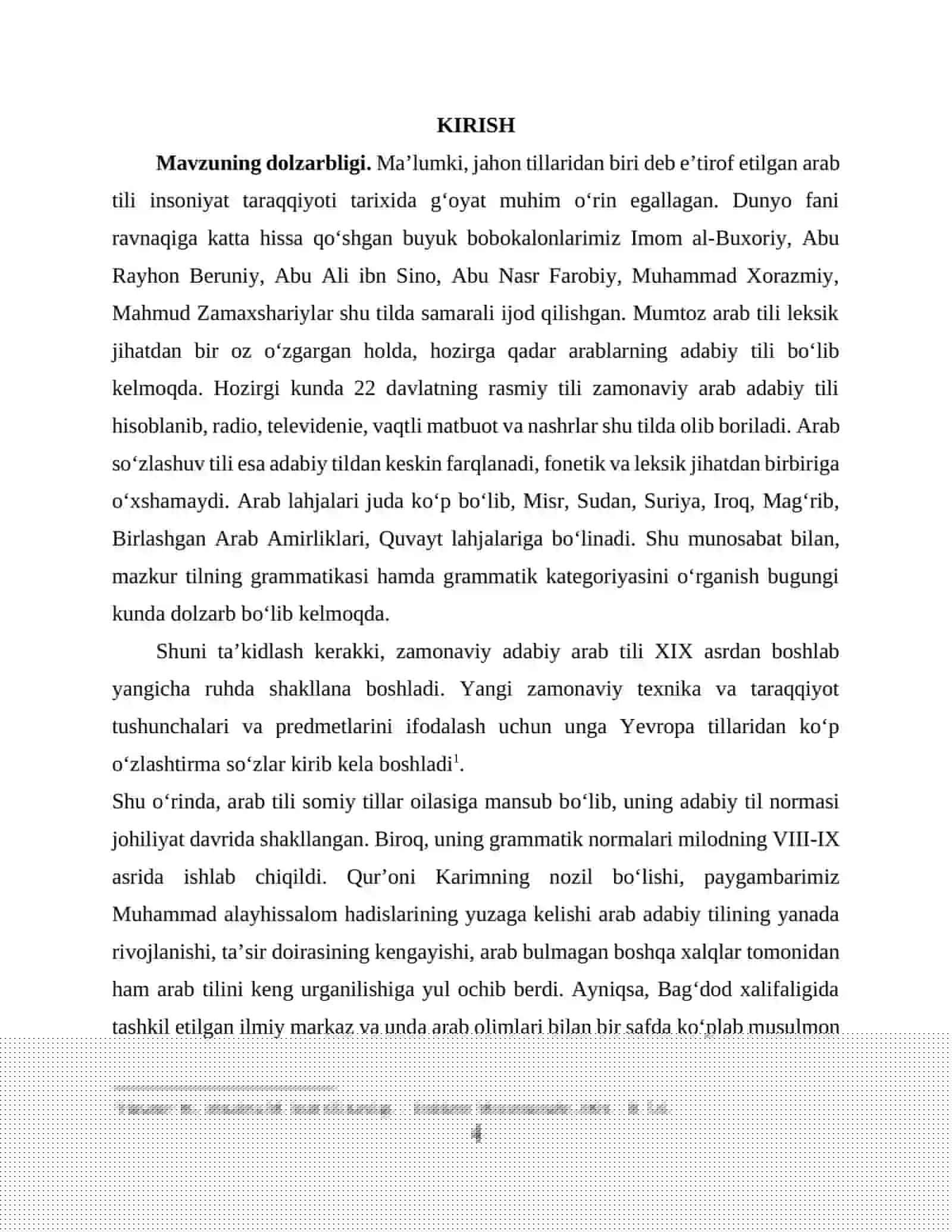 Arab tilida grammatik kategoriya va uning turlari 4