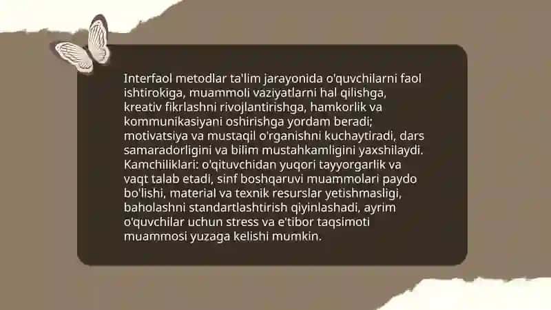Interfaol metodlar 4