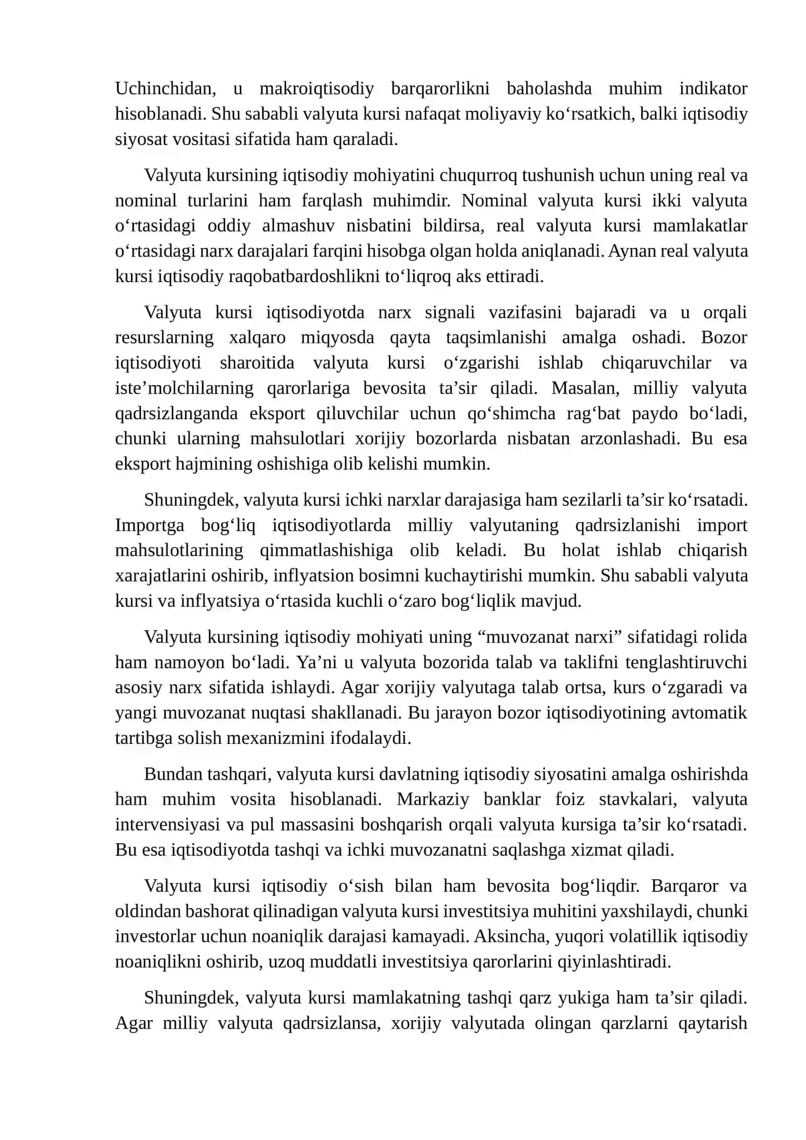 DINAMIK MODELLARDA VALYUTA KURSI VOLATILLIGI VA SHOKLAR 4