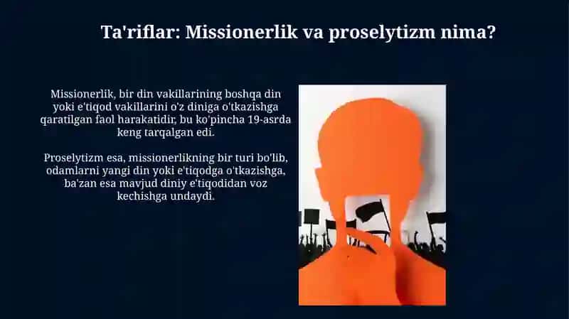 Missionerlik va proselytizmning siyosiy-ijtimoiy xavfi 4