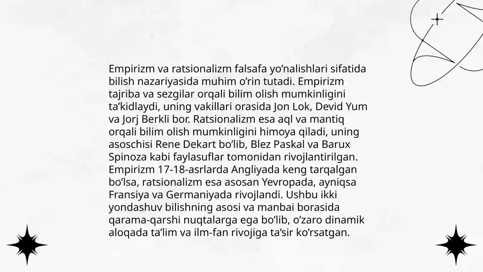 Bilish falsafasi 4