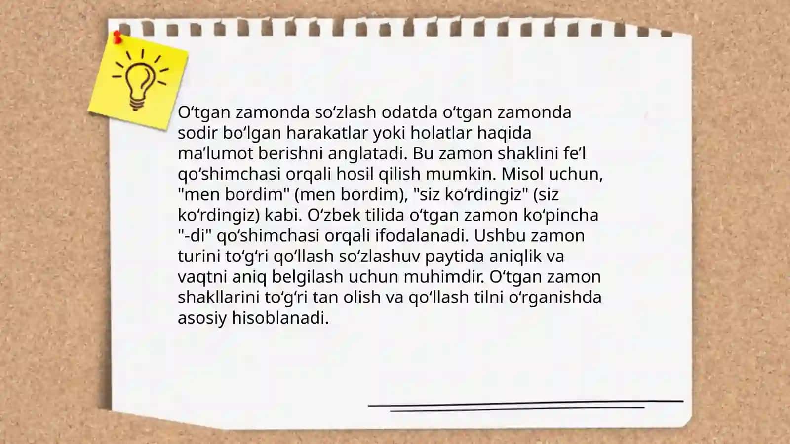 O'tgan zamon fe'llari 4