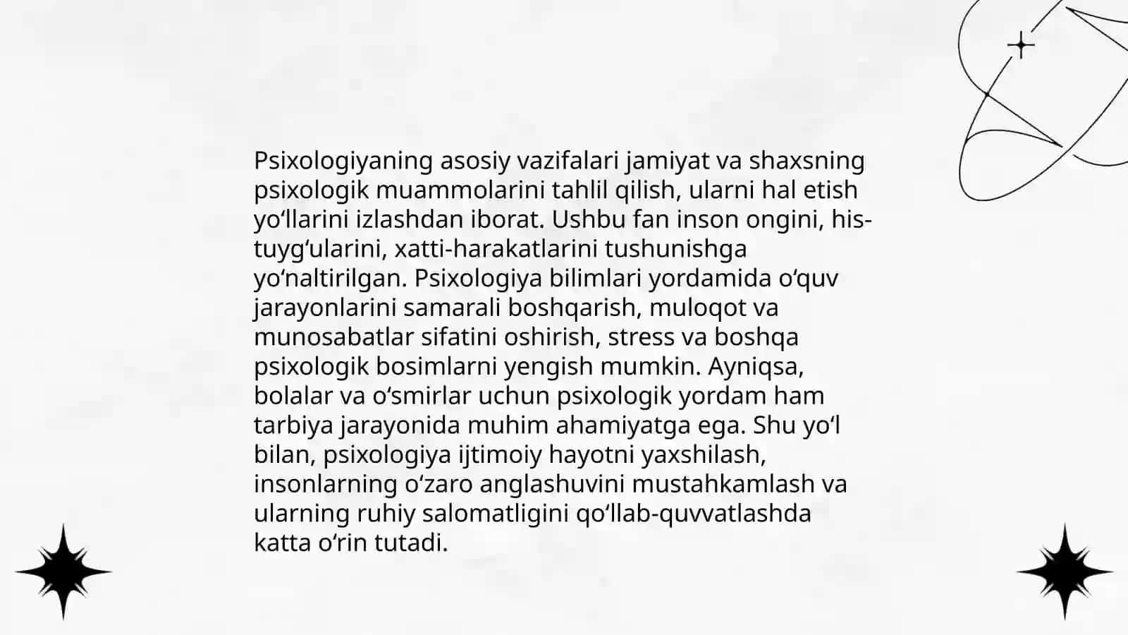 Psixologiya fanining maqsad va vazifalari 4