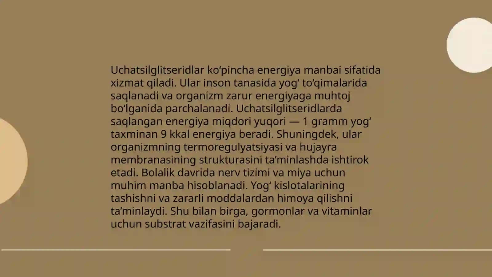 Uchatsilglitseridlar 4