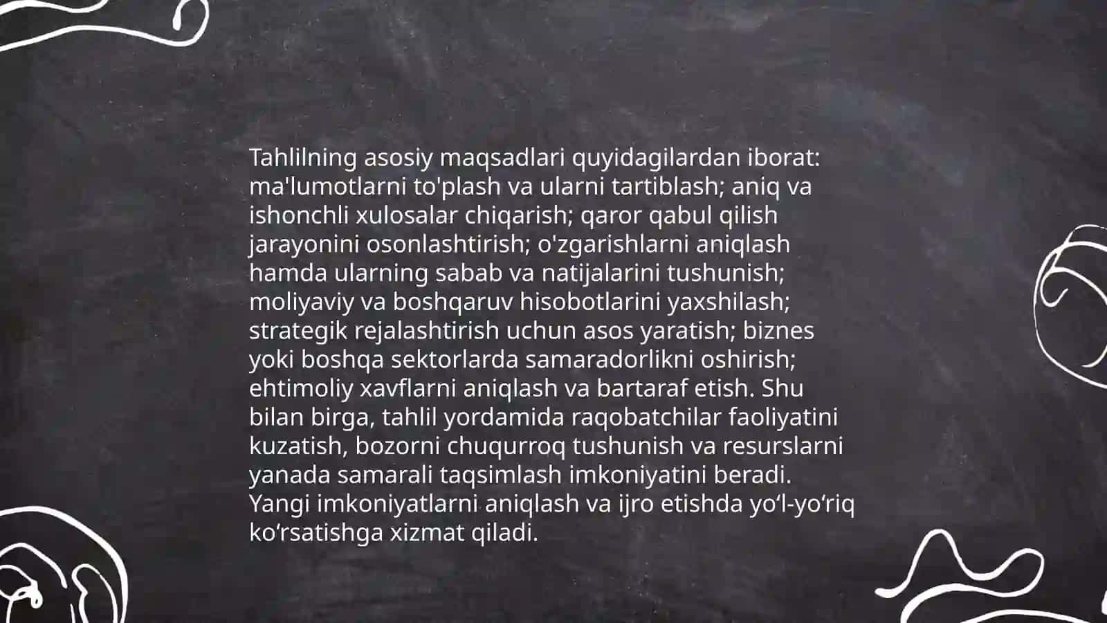 Iqtisodiy subyektlarni tahlil qilish bosqichlari 4